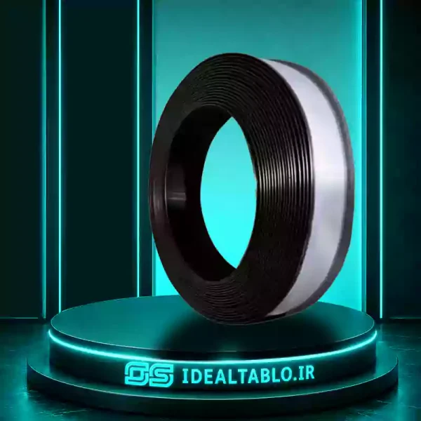 لبه چنلیوم مشکی آینه 9 سانت ساده ویواتک