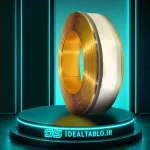 لبه چنلیوم طلایی براق 9 سانت ساده ویواتک