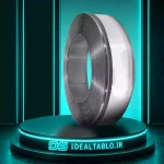 لبه چنلیوم نقره ای براق 9 سانت ساده ویواتک