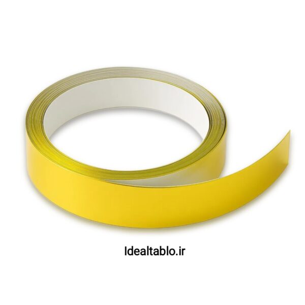 لبه سوئدی زرد 7 سانت آینه ضخامت 0.6 ساده