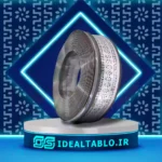 لبه چنلیوم نقره ای براق 9 سانت پانچ فلاور لایت دایان
