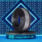 لبه چنلیوم مشکی براق 9 سانت پانچ سوپر ساید دایان
