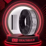لبه چنلیوم مشکی براق 9سانت دایره گلکسی